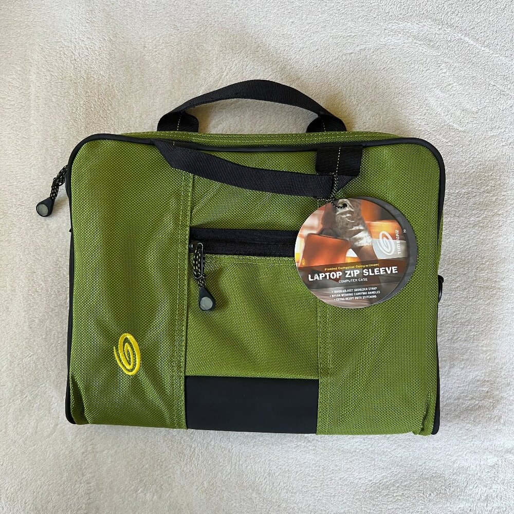 NWT Timbuk2 Laptop Grip Sleeve XS in bright green